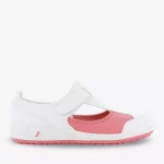 zuecos medicos fucsia